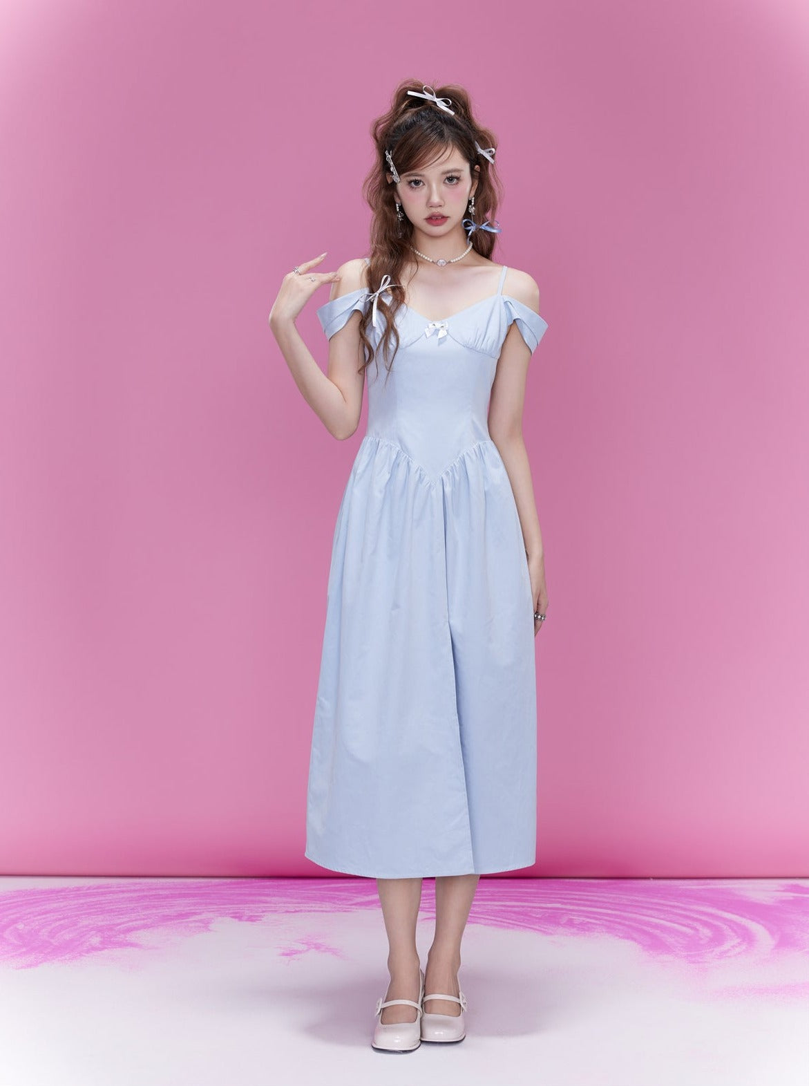 Volume one -shoulder dress