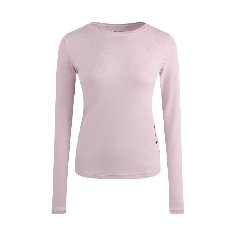 Y2Kボタンレイヤードトップス