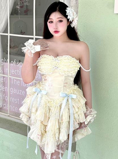 Pure Dzire Fairy Style Lace Romantic Lolita Dress