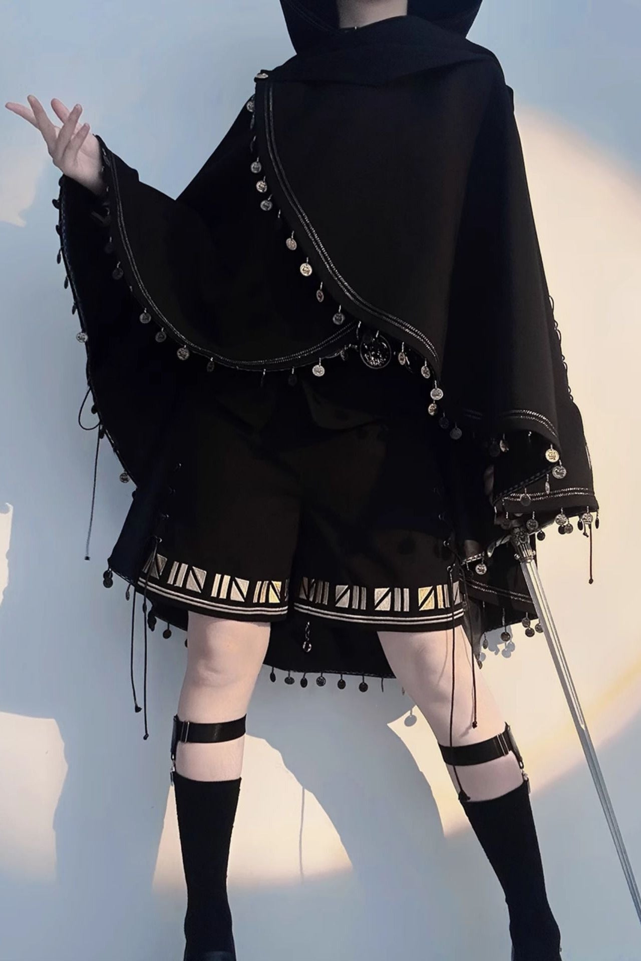 [Mar. 26, 2012 Deadline for reservation] Black Cat Lolita Prince Series Cat Ear Oversize Cloak