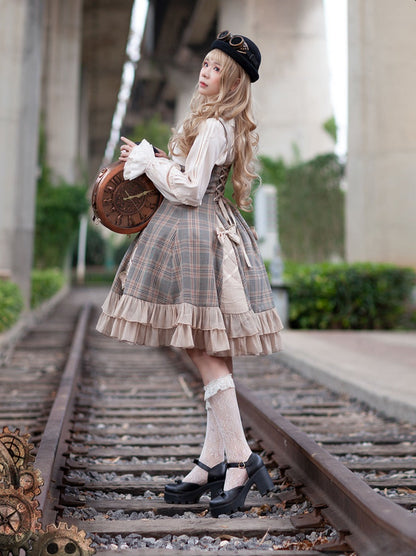 Infanta Retro Lolita Camisole Dress + Hairband