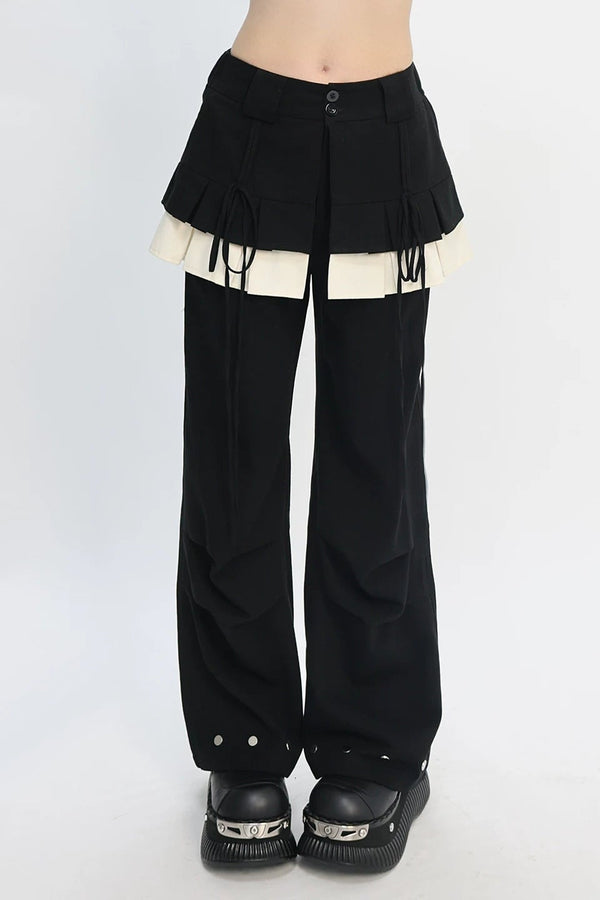 Y2K Black Sugar Cargo Pants