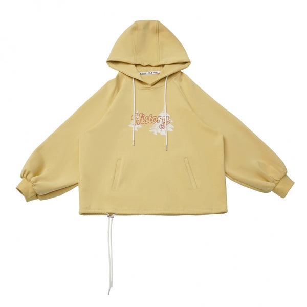 クリーミージャケット+Tシャツ+フードスウェット+スウェットパンツ