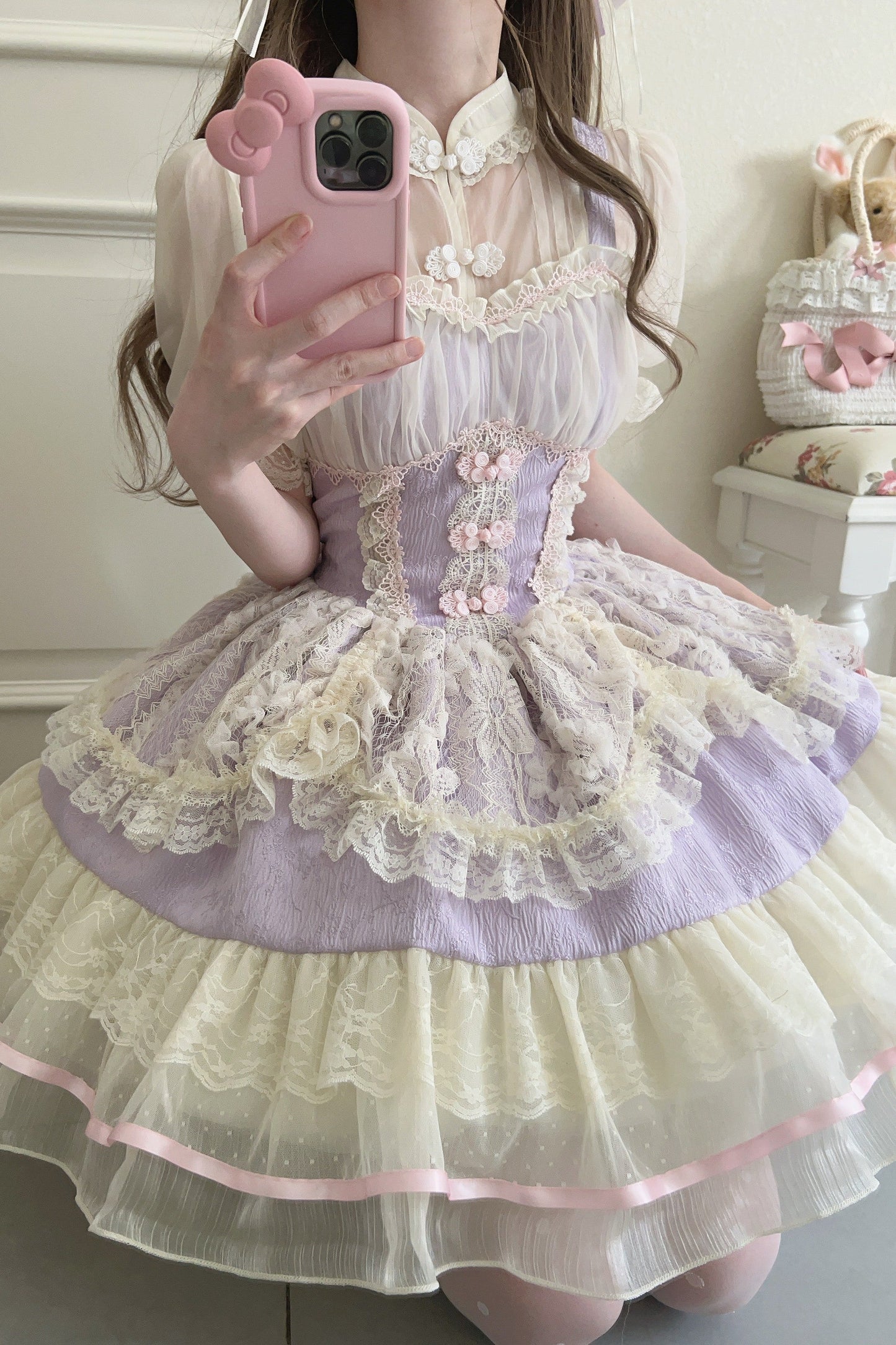 Sweet Ballet Style Lolita Suspender JSK Dress