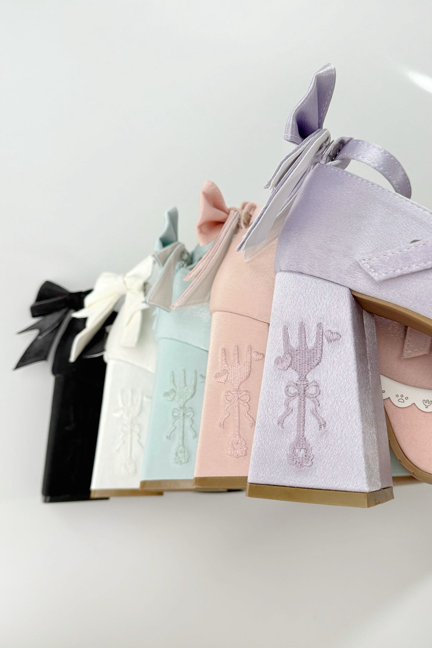 スイートフリルリボンロリータシューズ