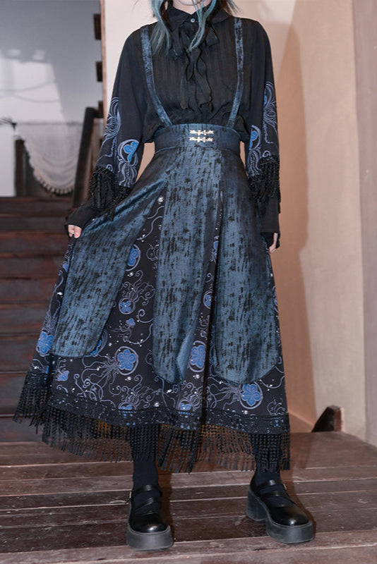 Blue Tears Tassel Skirt