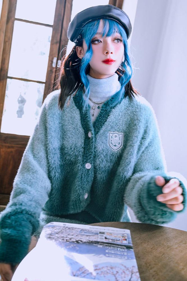 ハローカーディガンスカートツーピースセット