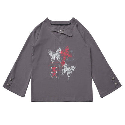 Cross top + skirt + scarf