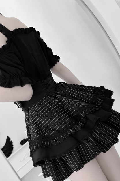 Subculture Heartbeat Top + Flared Skirt