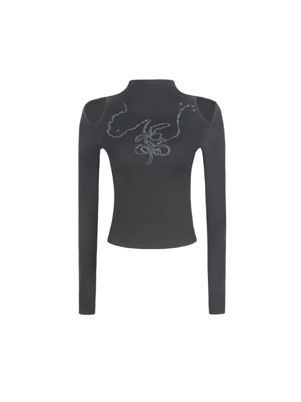 スリムタイトフレンチトップス