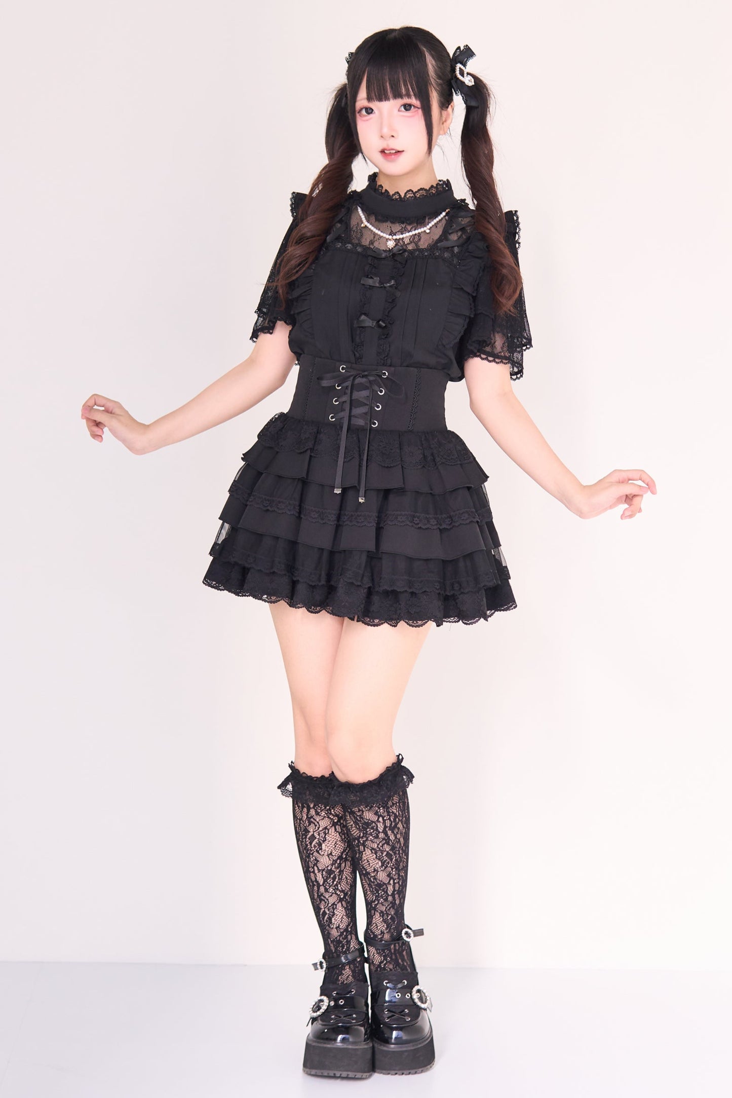 Mine lace top + cake skirt