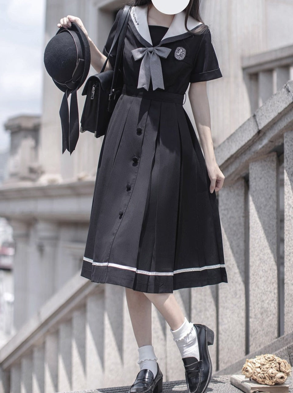 Sailor Six-Suite Dress + Ribbon + Badge