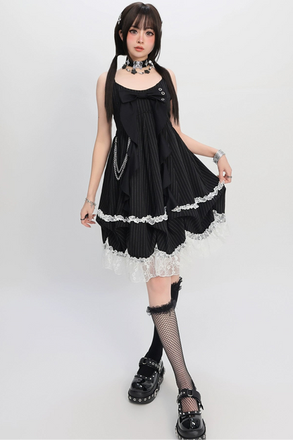 地雷レースキャミソールワンピース