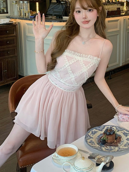 Ballet Style Sweet Summer Camisole Dress