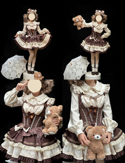 【予約商品】ミントショコラロリータチュチュスイートドレス＋リボンカチューシャ