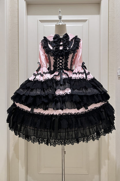 【予約商品】レースティアードロリータドレス