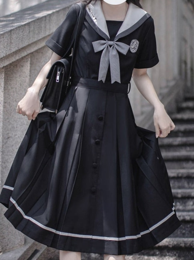 Sailor Six-Suite Dress + Ribbon + Badge