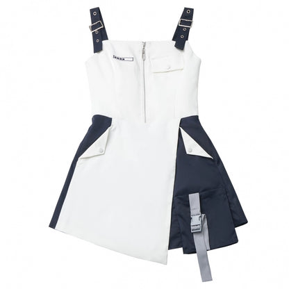 サブカルカーゴショートコート+ジャンパースカート+スカート +レッグウォーマー