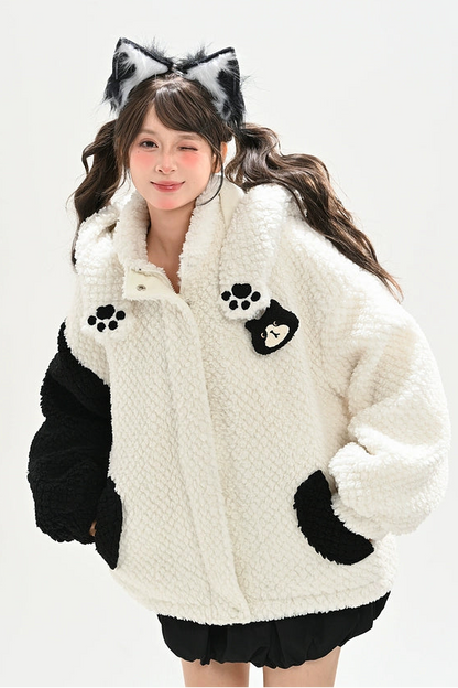 モノクロアニマルフードコート