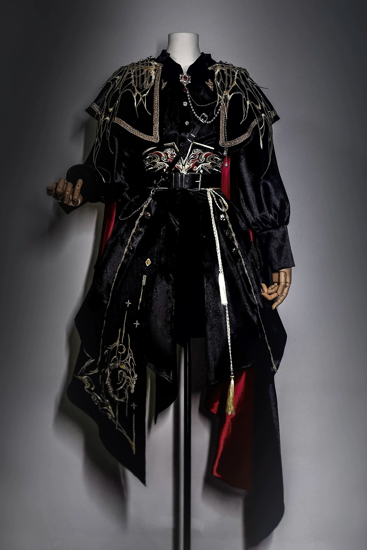 【予約商品】ダークファンタジーエンブロイダリーケープ＋シャツ＋コルセットトレーン＋パンツ/スカートコンプリートセット＋フルセット