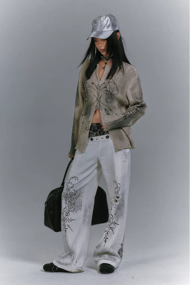 ダークモードジッパートップス