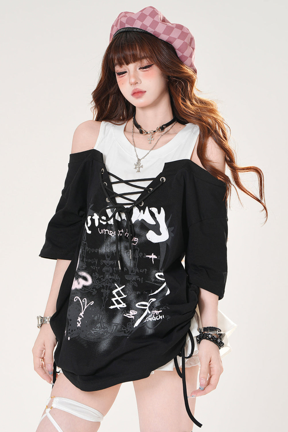 ダークスイートブリーズドローストリングTシャツ