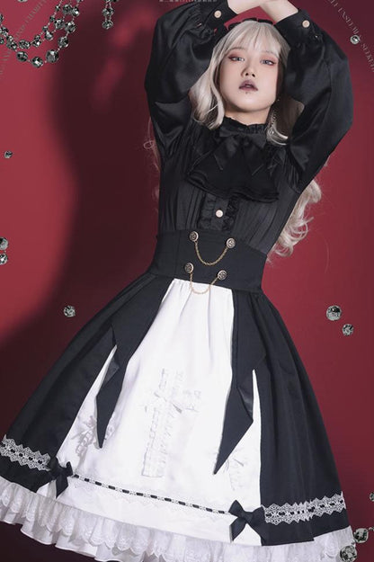 [Reservation product] Prince And Sister Dark Gothic Cloak Suit