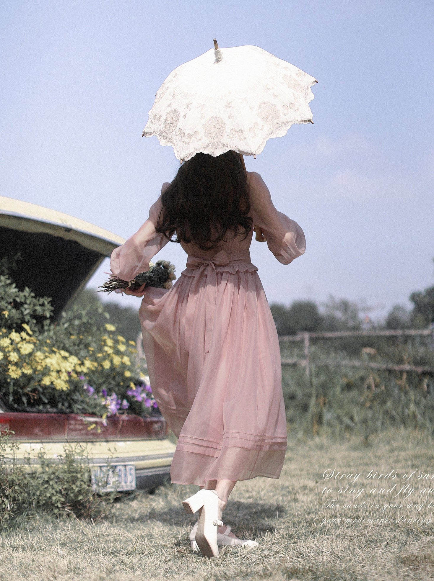 レトロエレガントロングワンピース – Belchic