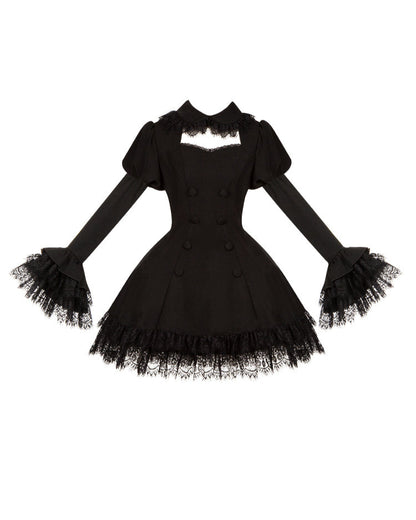 [Reservations] Gothic Doll Chic Little Black Dress