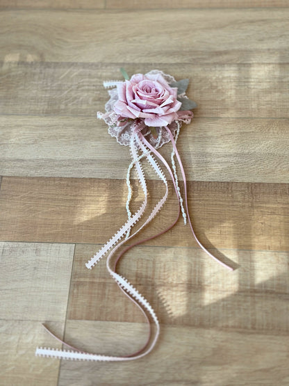 [Vorbestellfrist 22. Juni] Accessoires der Serie mit floraler Stickerei (nur für Käuferinnen des Kleides)