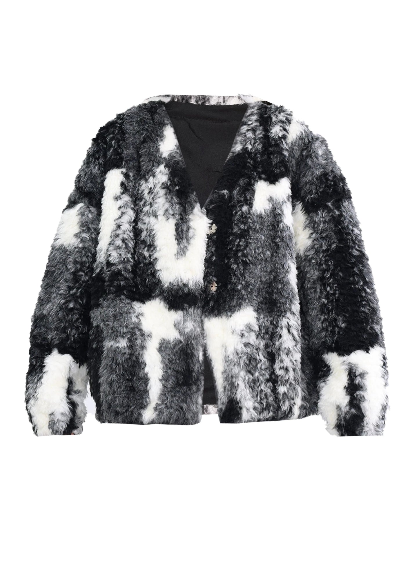 Wax Sea Lambskin Fur Jacket