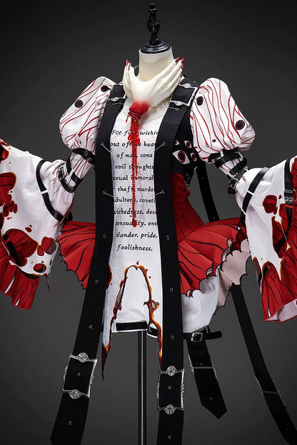[Date limite de précommande : 19 septembre] Accessoires de col gothique à perles Crimson Claw de la série gothique sombre Decadent (type broderie / type 3D)