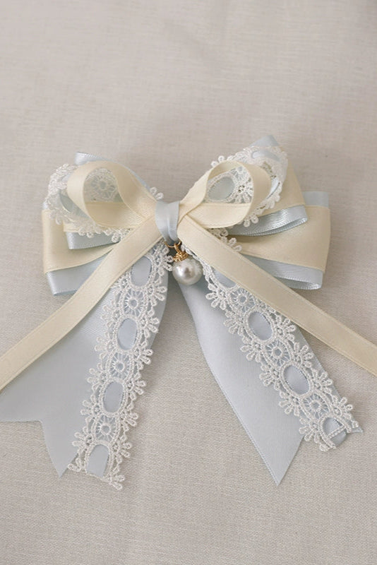 Ice Blue Frilled Lolita Accessories