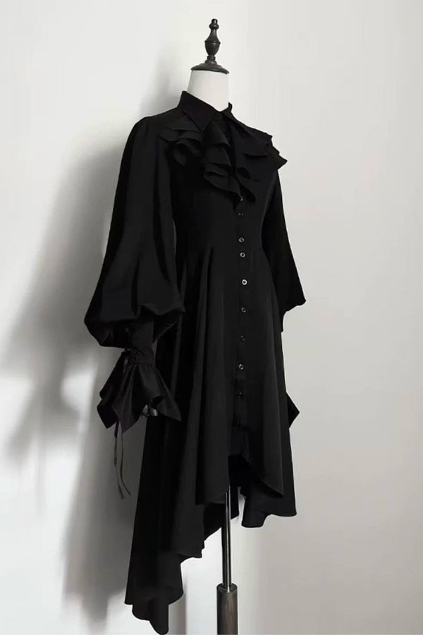 【2月26日予約締切】ゴシックプリンスロリータロングシャツワンピース