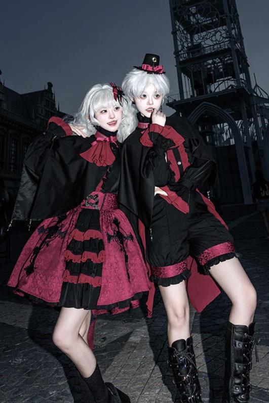 [September 15 Reservation Deadline] Nightmare Black Red Gothic Tsu Ins Prince Suit