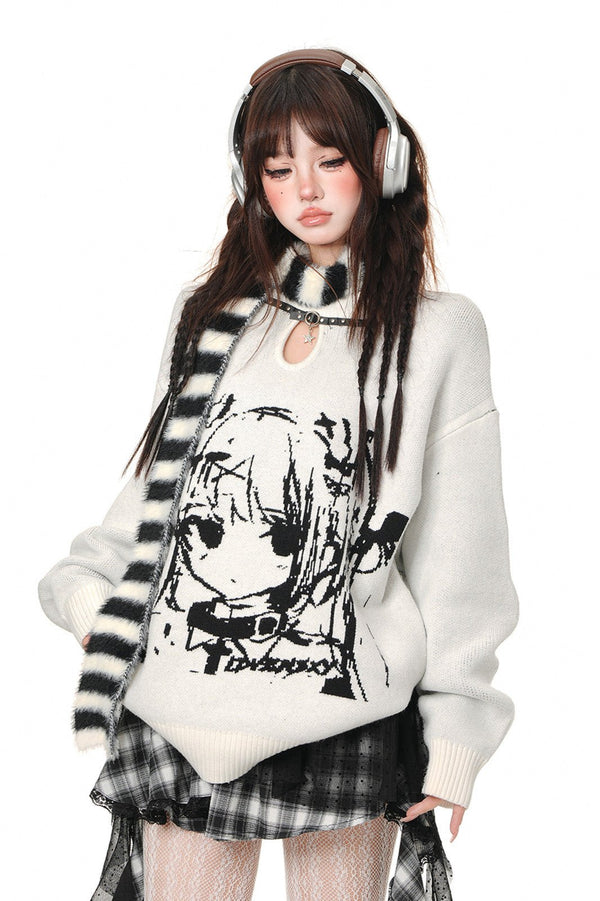 ルーズシンオーバーサイズセーター