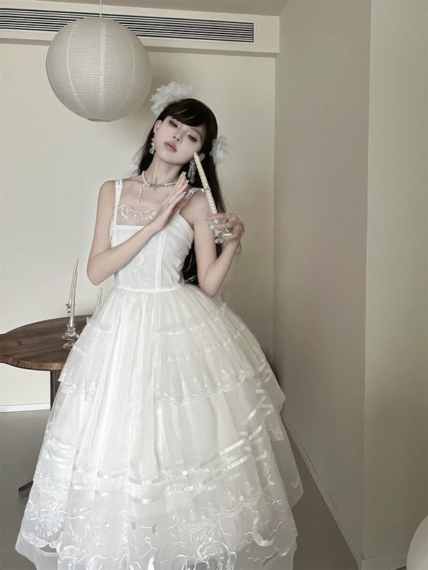 サマーティアードロリータワンピース+ロリータジャンパースカート