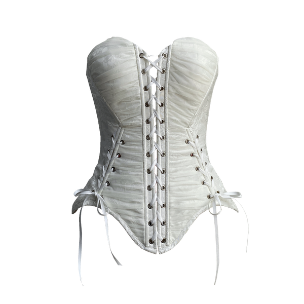 【1月29日予約締切】ゴシックレースアップコルセットビスチェトップス＋ドロストフリルスカート＋バタフライストラップ