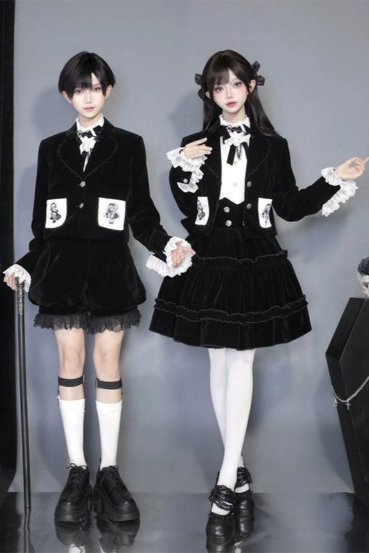 [September 29 reservation deadline] Black Velvet Original Lolita Prince Suit