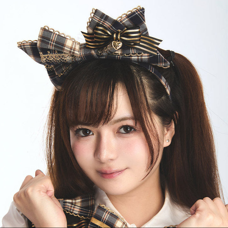 【7月18日預購截止】藍色/紅色/綠色偶像蘿莉塔系列帽子＋蝴蝶結髮箍