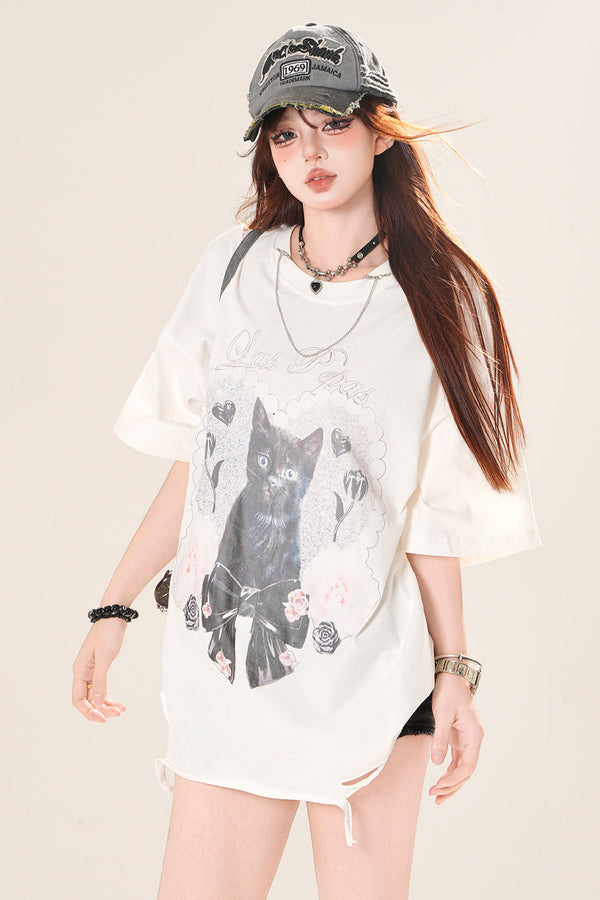 オーバールーズキャットハーチトップス