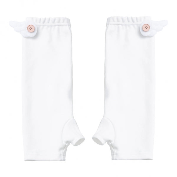 パステルスイートツインスカーフ付きTシャツ＋パフスカート＋アームカバー