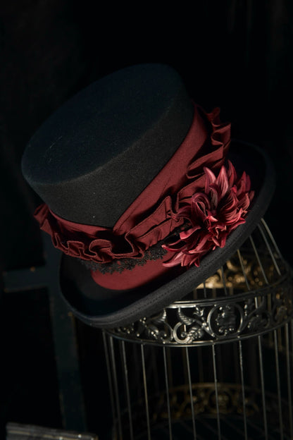 【予約商品】ゴシックロリータハット+ネックレス+ブローチ