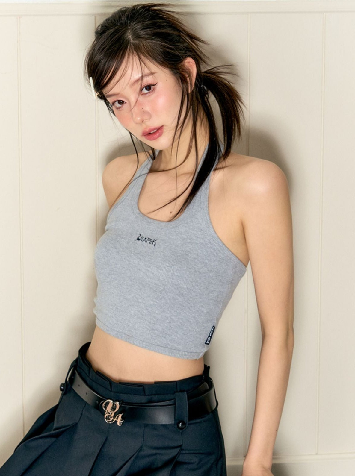 Camisole avec logo à l'encolure