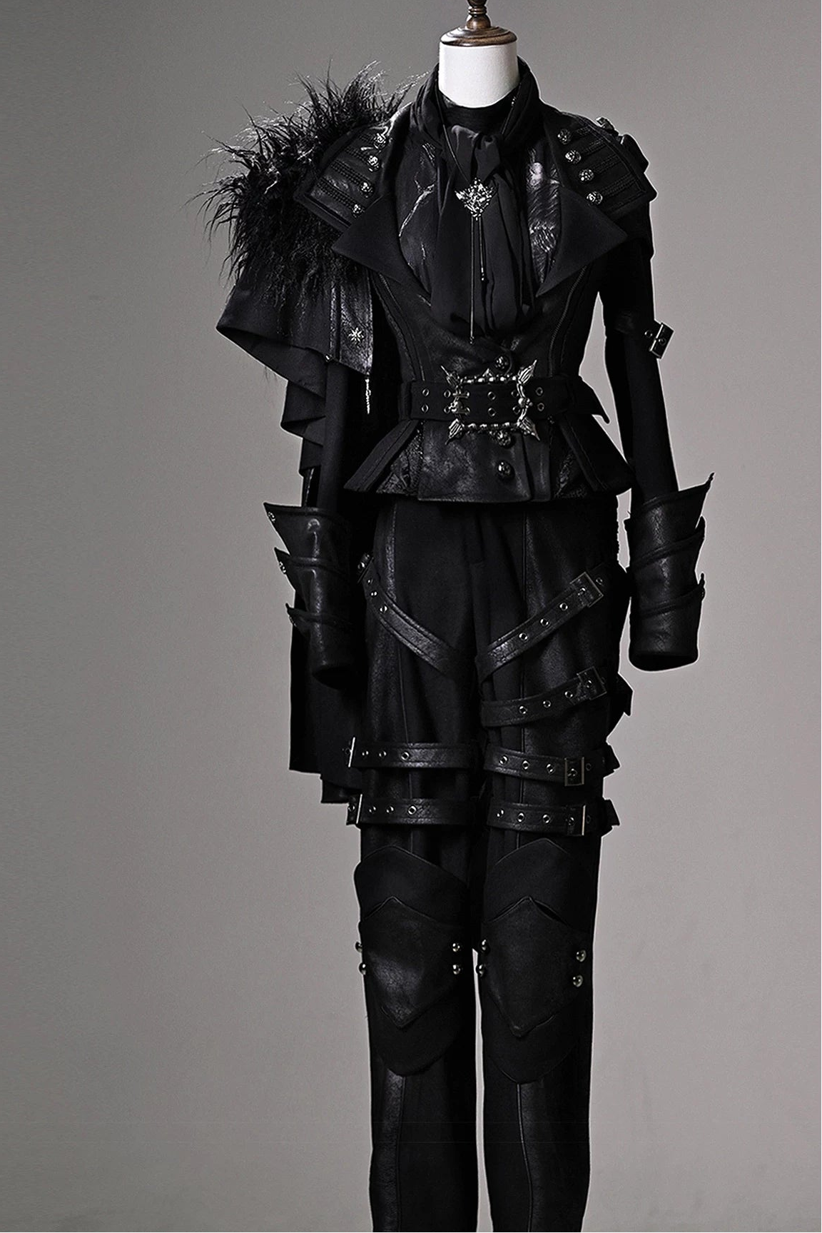 【6月8日预售截止】幻夜暗黑哥特王子西装全套（带披风外套+上衣+裤子）