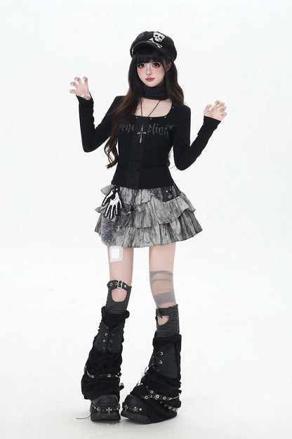 ゴシックプリーツスカート