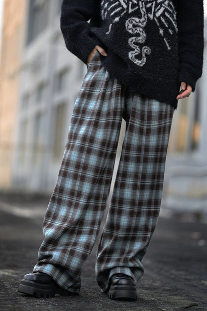チェックヴィンテージデザインパンツ