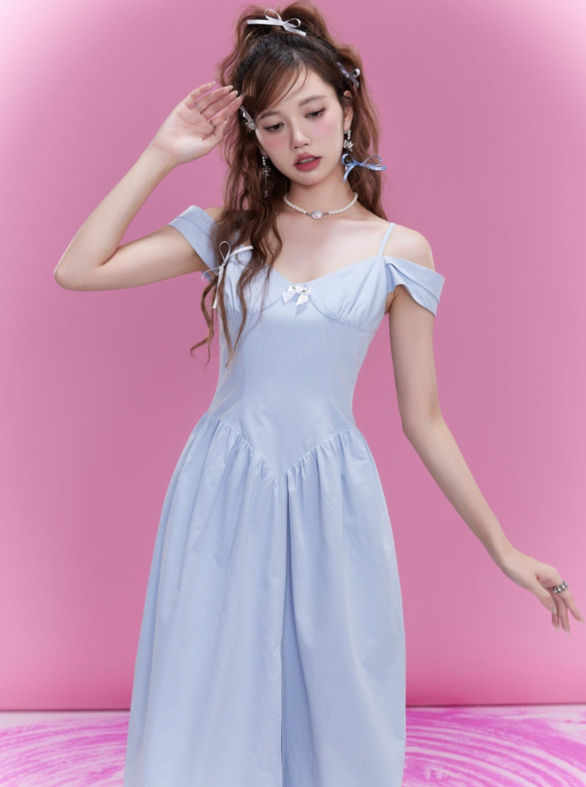 Volume one -shoulder dress