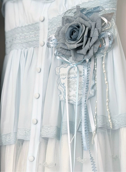 [Vorbestellfrist 22. Juni] Accessoires der Serie mit floraler Stickerei (nur für Käuferinnen des Kleides)