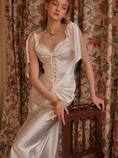 Angel Retro Roman Camisole Long Dress